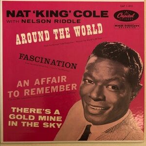 Nat 'King' Cole Around the World Vinyl 45 Record ‘57